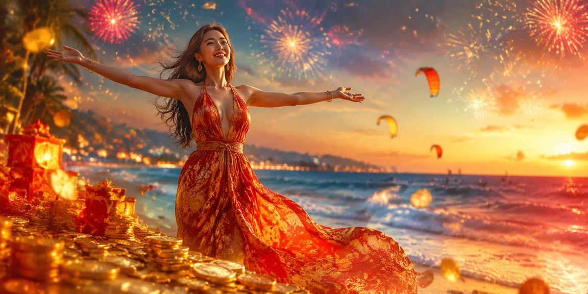 Lễ hội giải trí và ánh đèn casino rực rỡ tại Mũi Né gợi không khí chơi game trực tuyến