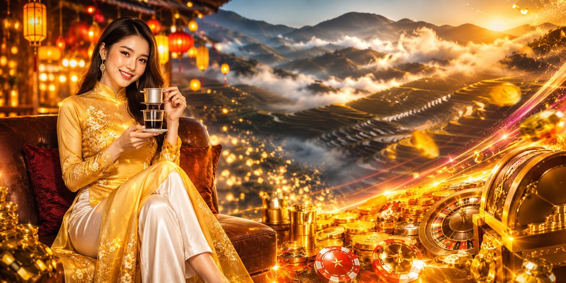 Người phụ nữ mặc áo dài truy cập 14prm trên điện thoại tại Sapa